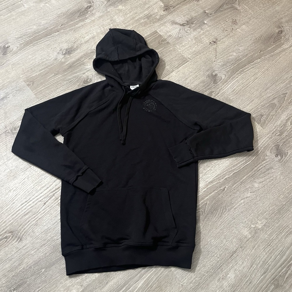 Gymshark Fitness Black Logo Hoodie‎ Size Small Running